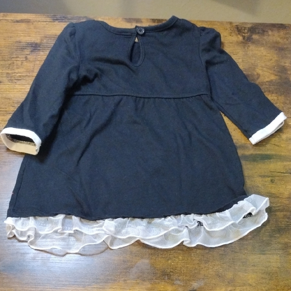 Disney Black and Red Girl Dress with Minnie Mouse - Picture 5 of 5